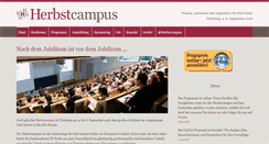 Desktop Screenshot of herbstcampus.de